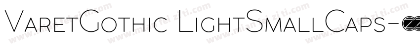 VaretGothic LightSmallCaps字体转换